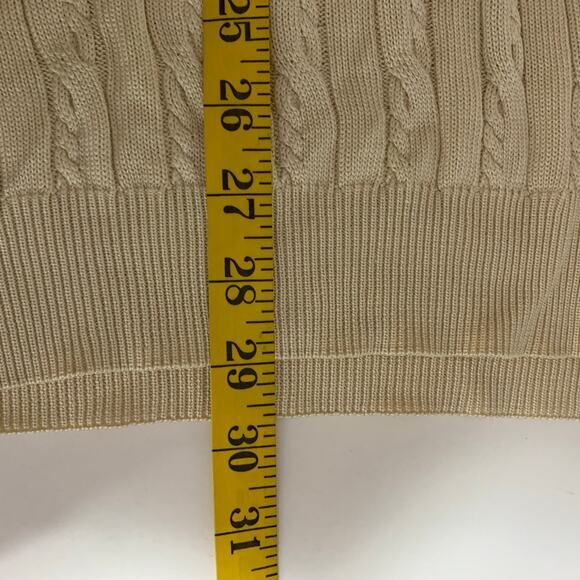 BARRY BRICKIN Sweater Vintage Silk Cable Knit‎ Crew Neck Pullover Drop Shoulder - Picture 11 of 11